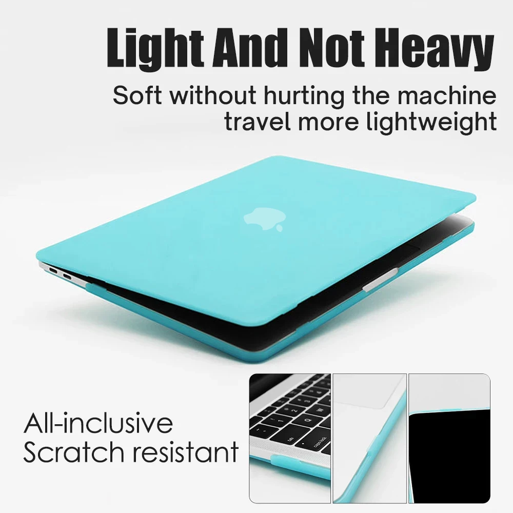 Computer Hardware & Software Crystal macbook case air m1 chip pro retina 11 12 13 15 inch laptop cover touch id a2337 a2338 a21