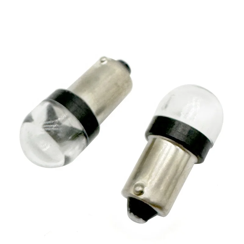 ADT Special Color UV 47 Bayonet non flickering 2 Leds 5630SMD clear ac dc led 6.3 volt BA9S #44 Pinball lamps