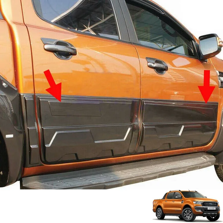  Автомобильные аксессуары облицовка боковой двери кузова для Ford Ranger 2020 T6 T7 T8 PX XTL WILTRAK