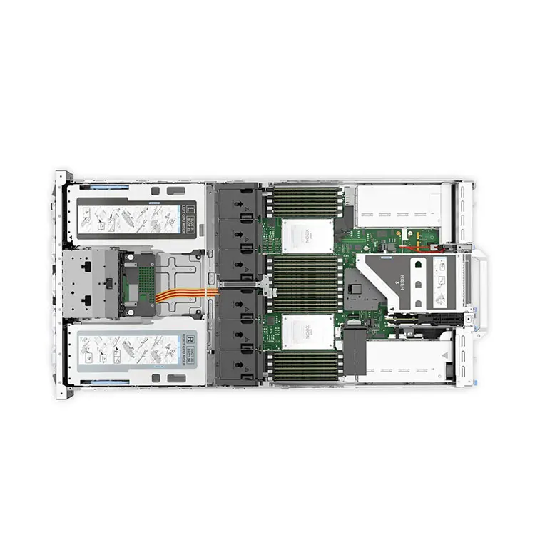 Dell 2U rack mounted server R750XA supports 2 CPUs 4310 12 cores 2.1GHz