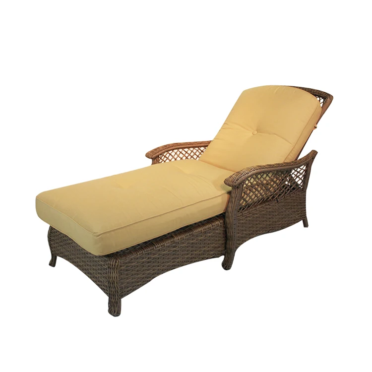 
Outdoor Rattan Beach Sun Lounger 