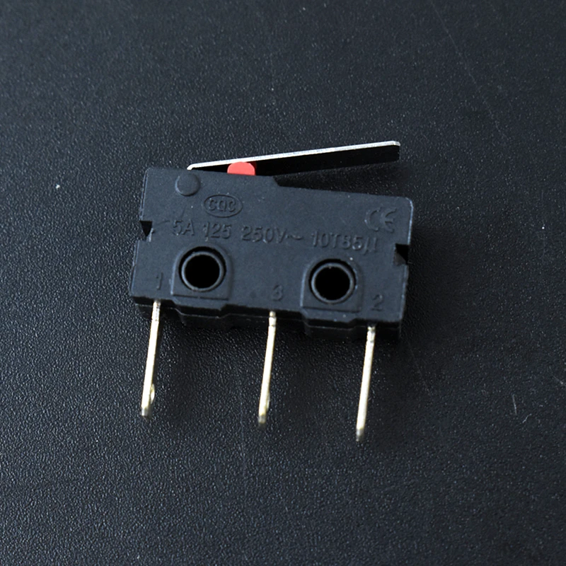 China C NO NC 3 Pin Long Foot Push On Push Off Button Micro Switch Manufacturer