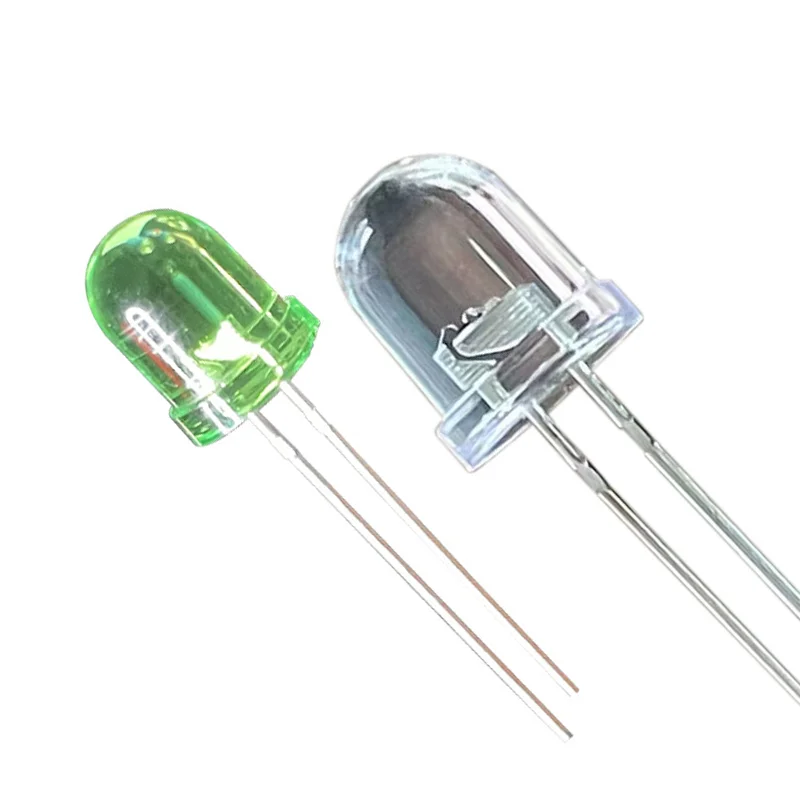 Hipower Free Sample 5mm diode clear straw hat led cheap Round rgb led diode diffused light-emitting diode led slow flashing
