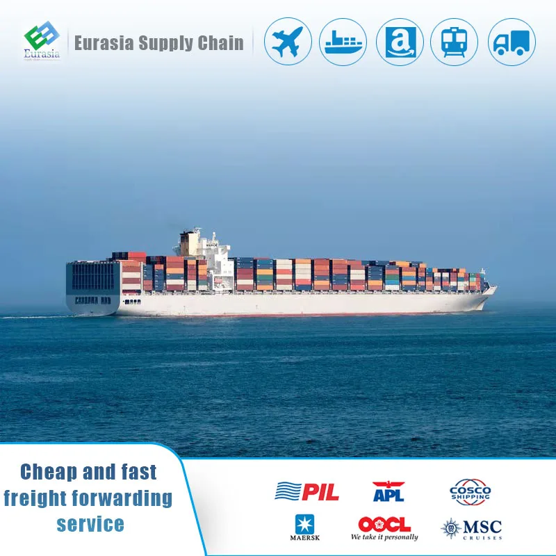 cheapest sea freight cargo forwarder to madrid barcelona valencia spain amazon warehouse customs included shipping service