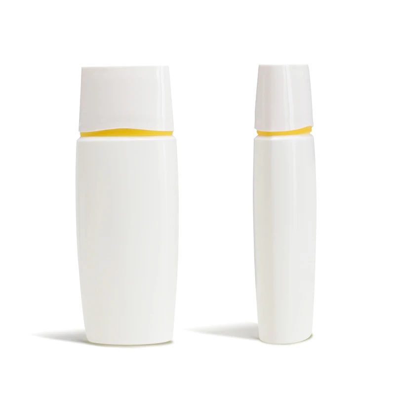 Empty White 50ml Eco Friendly Sunscreen Lotion Plastic Squeeze Eye Hand Cream Soft Cosmetic Tube Bottle Container Packaging