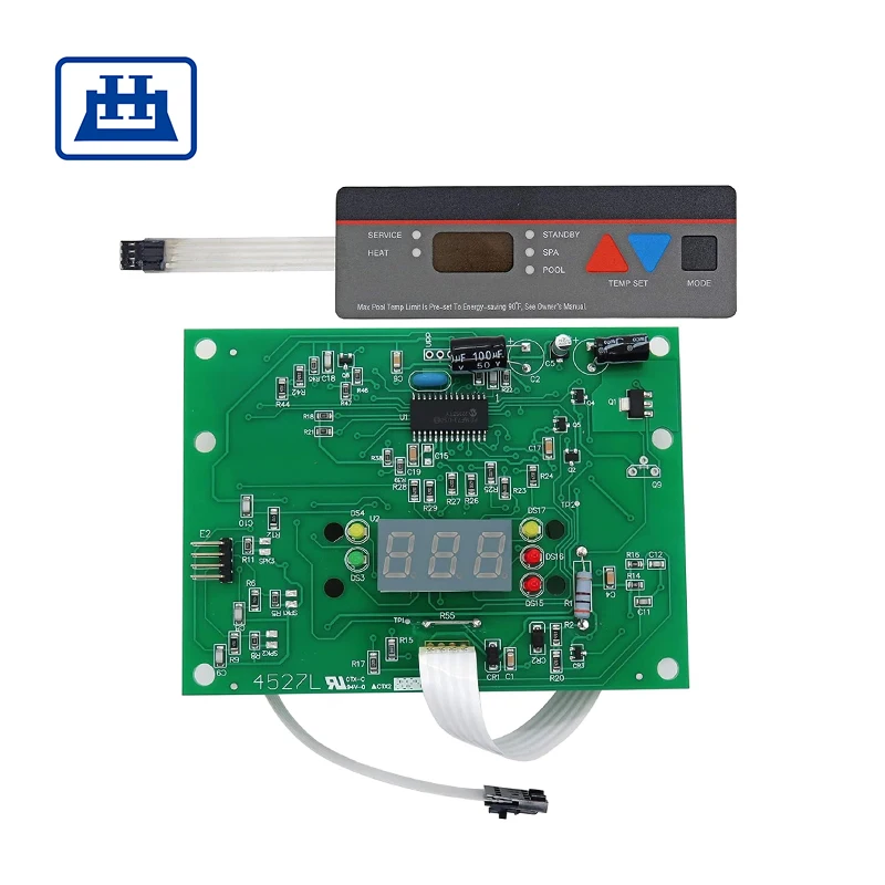 IDXL2DB1930 Display Board, Pool Heater Replacement Control Panel Keypad Membrane Switch Compatible with Hayward H350FDP