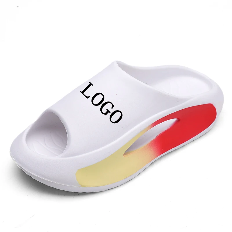Unisex 2024 New Product Custom Slides with Logo and Box High Quality Print Customize Your Own House Slippers for Men