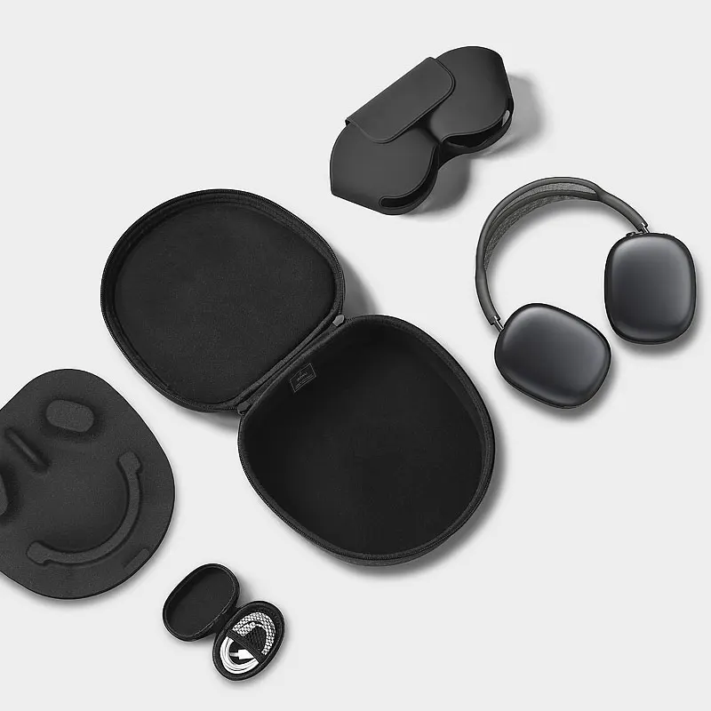  Дорожный защитный чехол WiWU для Airpods Max водонепроницаемый нейлоновый сумка хранения Интеллектуальный наушников с автоматическим