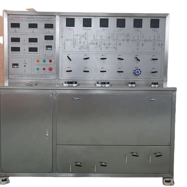 China manufacturer wholesale 316L Stainless steel pharmaceutical grade supercritical co2 extraction machine for cbd oil