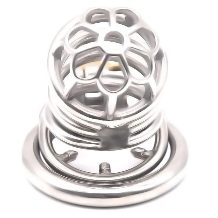 FRRK Cock Penis Cage Metal Chastity Device BDSM Restraint Lockable Male Chastity Stainless Steel Penis Cage Fun Play For Men