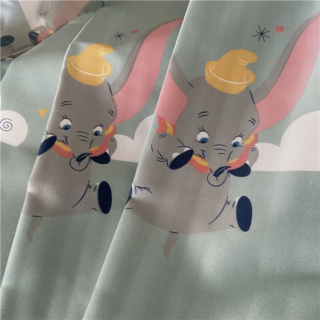 Factory price 100% Polyester Microfiber Disperse Printed Fabrics elephant print fabric For Bed Sheet
