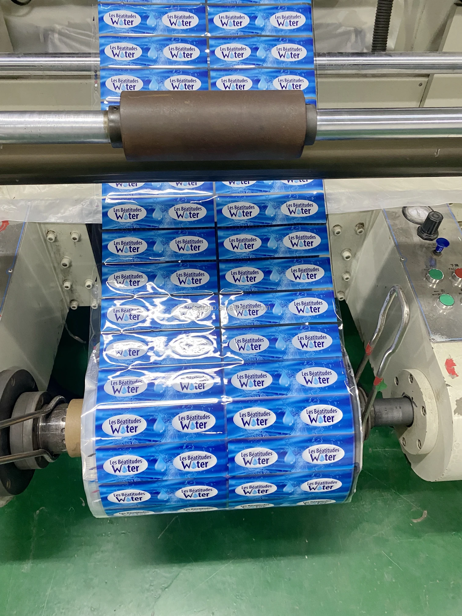 Mineral Water Label Shrink Sleeve Wrap  PVC Shrink Film Bottle Labels For Water Bottles With Logo Printing