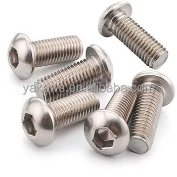 Zinc Plated Hex Socket Button Head Machine Screw
