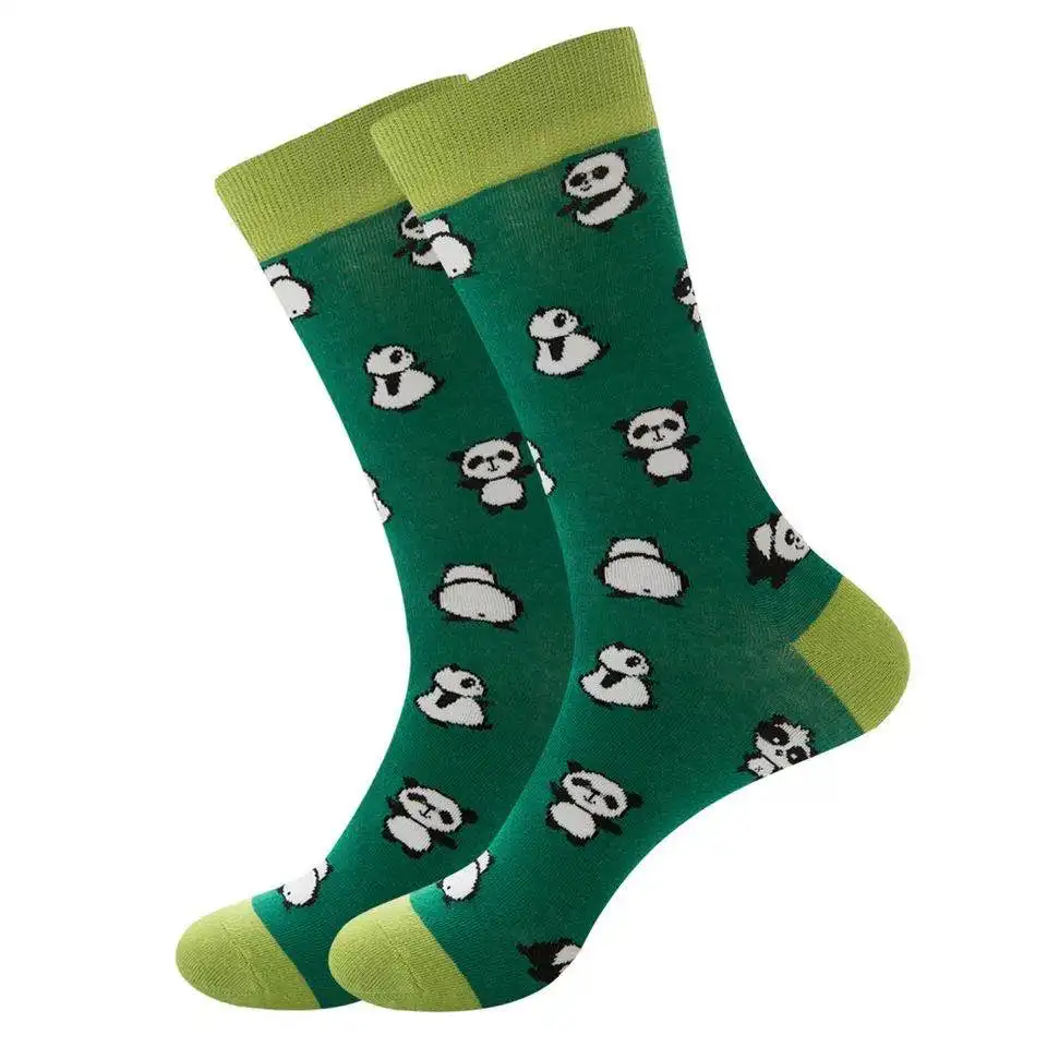 
UPGRADE Custom personalized unisex colorful funny socks Happy animal jacquard cotton sock Colorful Funny Happy for men and women 