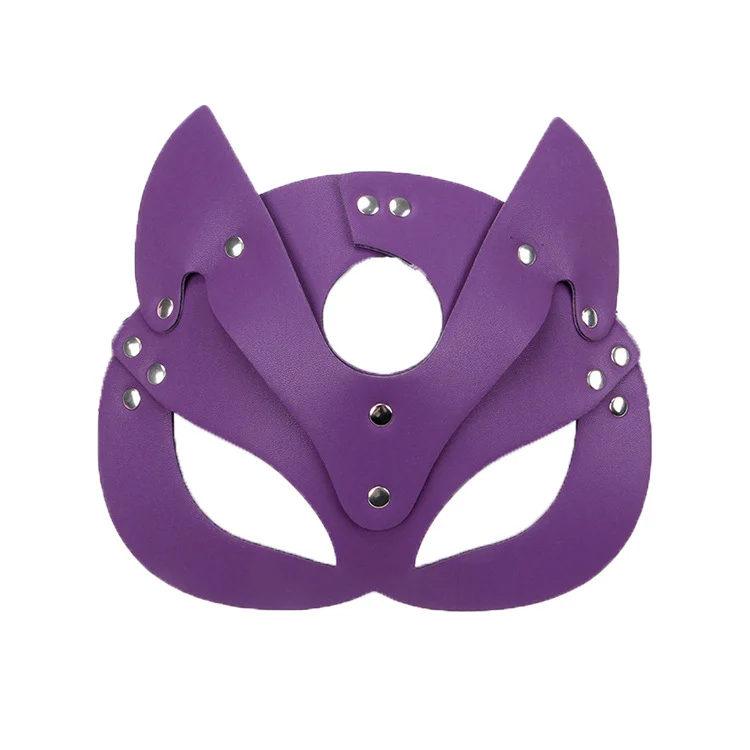Sexy Toy Sex Mask Half Party Cosplay Punk Slave Props Pu Leather Sm Bdsm Bondage Adult Products Play Masks For Women