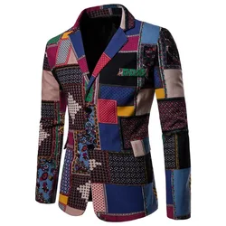 African style blazer African ethnic blazer for men African printed plus size jacket