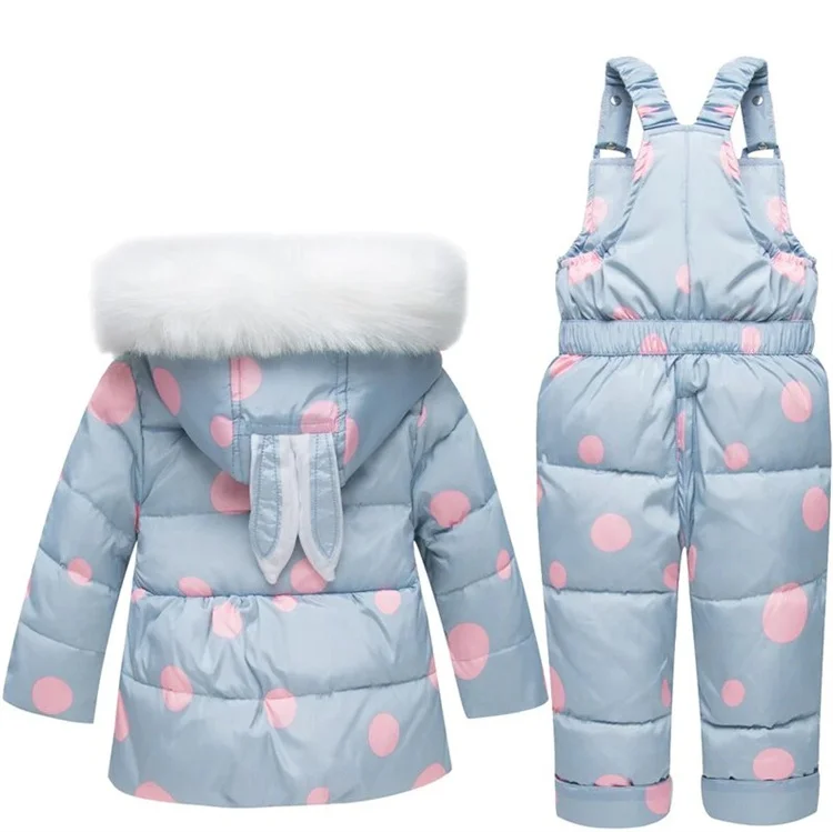 cheap winter down jackets snowsuits for girls cartoon hooded coats for kids white duck down filled winter coat for children