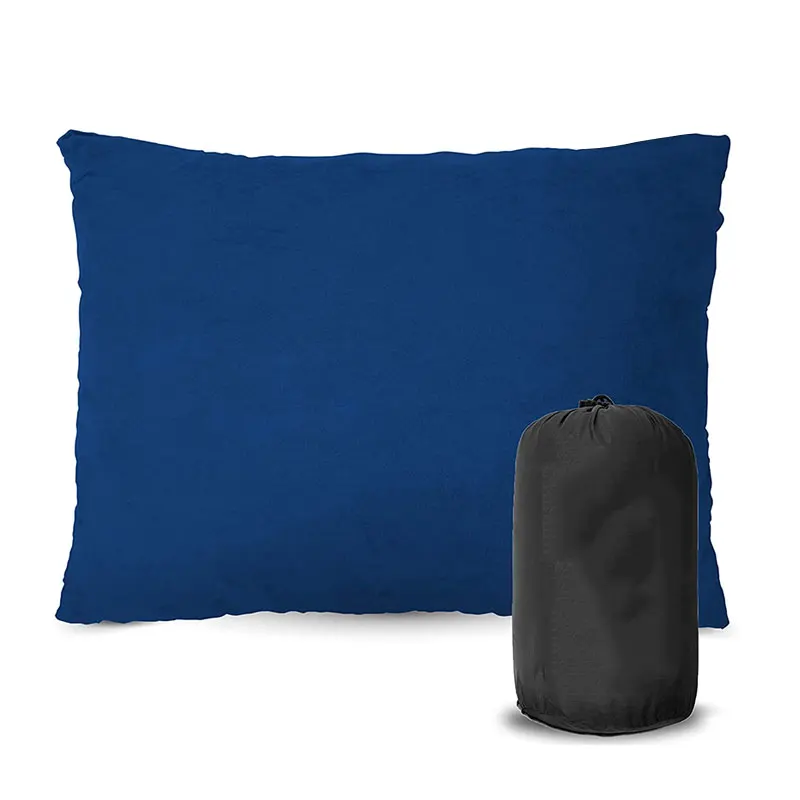 Portable Cheap High Quality OEM Backpacking memory foam travel Camping Pillow for Sleeping