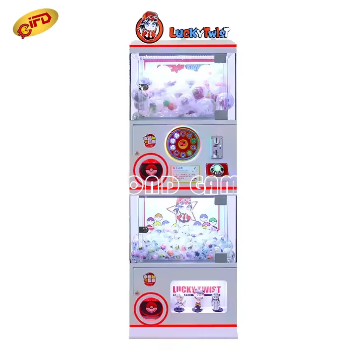 IFD Hot Sale Kids Coin Operated Toys Balls Vending Machine Capsule Toy Snacks Doll Vending Gashapon Game Machine