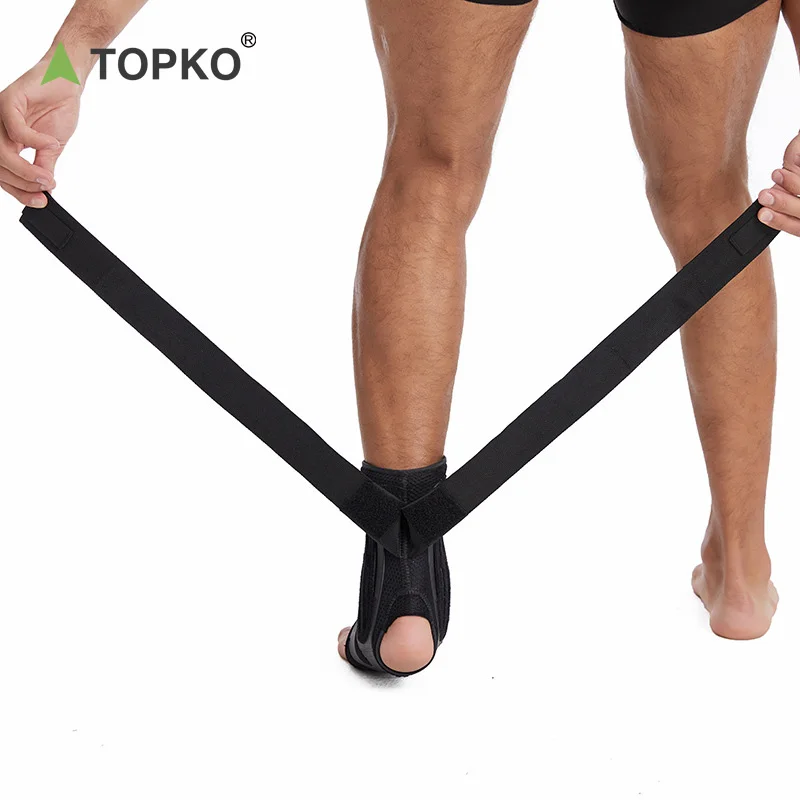 TOPKO Wholesale Custom Ankle Strap Pink Weight Lifting Gym Ankle Straps For Cable Machines