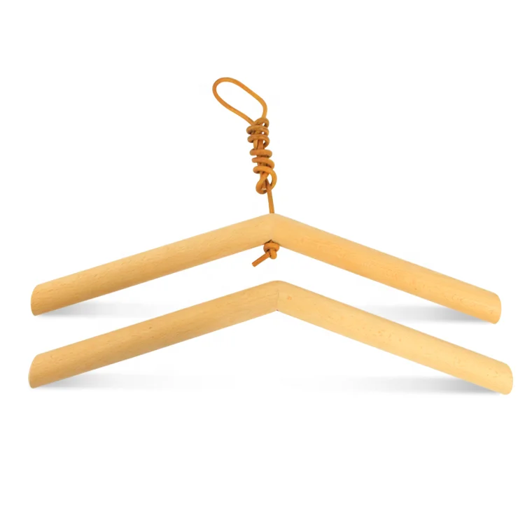 New Design Handmade Natural Wood Hangers For Hotels,Boutiques