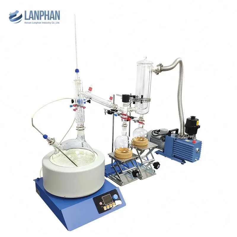Short Path Distiller Equipment 5L Fractional Distillation Kits