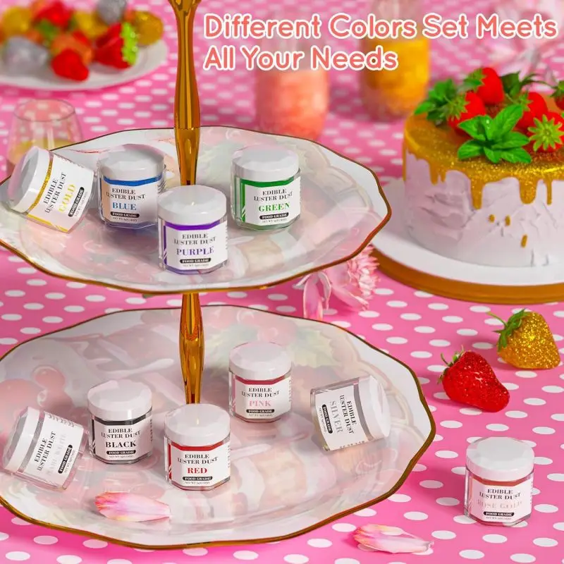 YAYANG E171 Free Edible Luster Dust Mica Powder for Candy Hookah Sprinkle