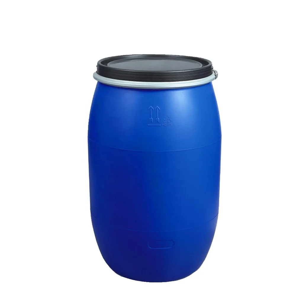 Factory direct sales Blue 200-210L Chemical Drum Plastic Drum open top plastic drum