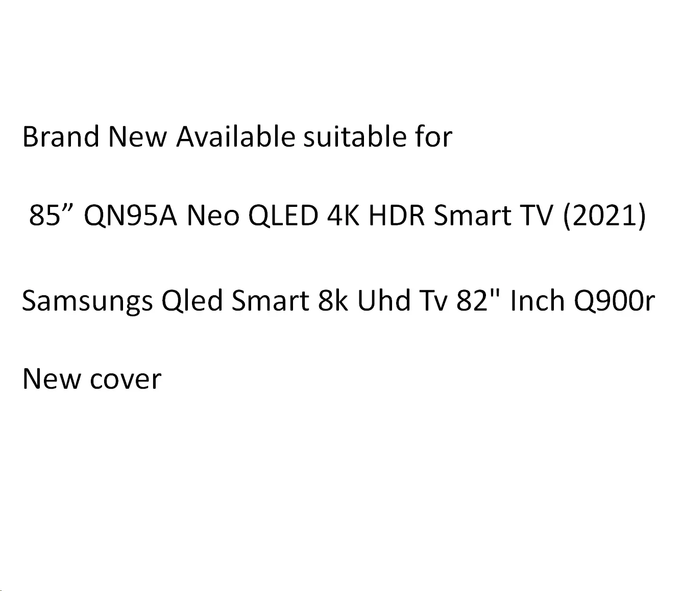 
Brand New Available suitable for Samsungs Qled Smart 8k Uhd Tv 82