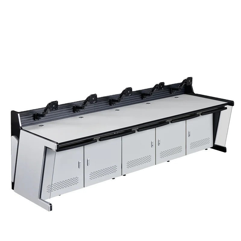 Контрольный стол промышленного управления, контроль командного центра, контрольное помещение безопасности