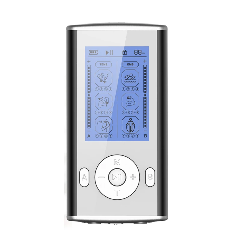 Portable TENS hand held muscle stimulator neck body massager tens machine back pain relief