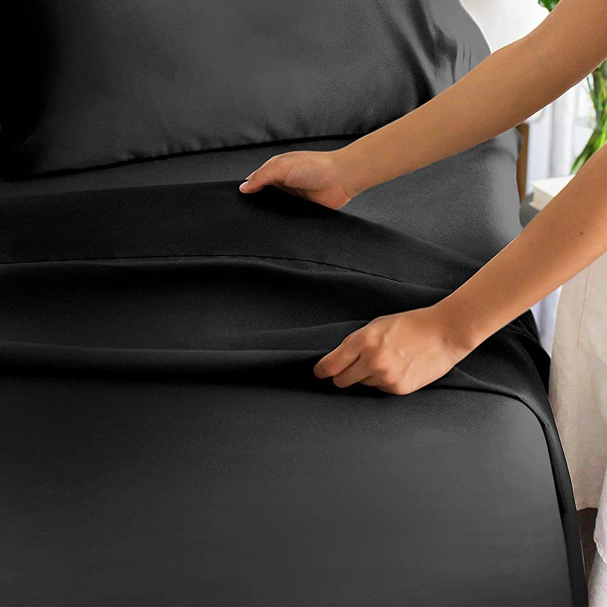 Однотонная саржа, текстильная ткань из 100 полиэстера, высококачественная ткань из микрофибры и полиэстера для простыни