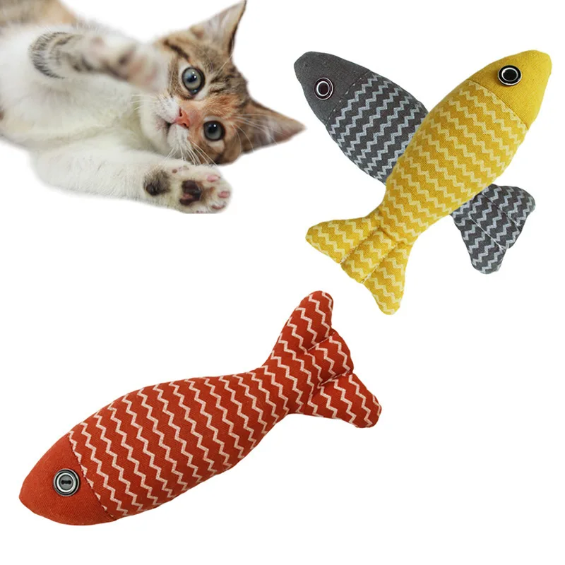 Cat Toys Fish Toys Soft and Durable Interactive Cat Kicker Toys