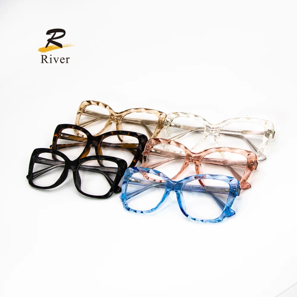 China wholesale manufacturers transparent eyeglasses TR90 Men Women Clear Spectacles Computer Eyeglasses pc optical