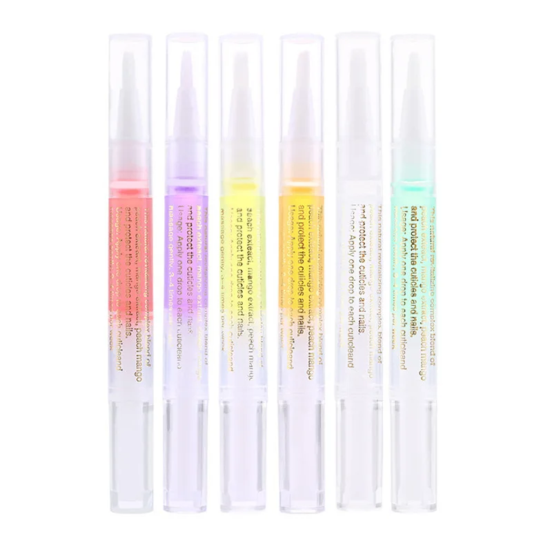 Nail growth oil cuticle oil pen fingeredge oil wholesale 15 flavor optional nail nutrition pens