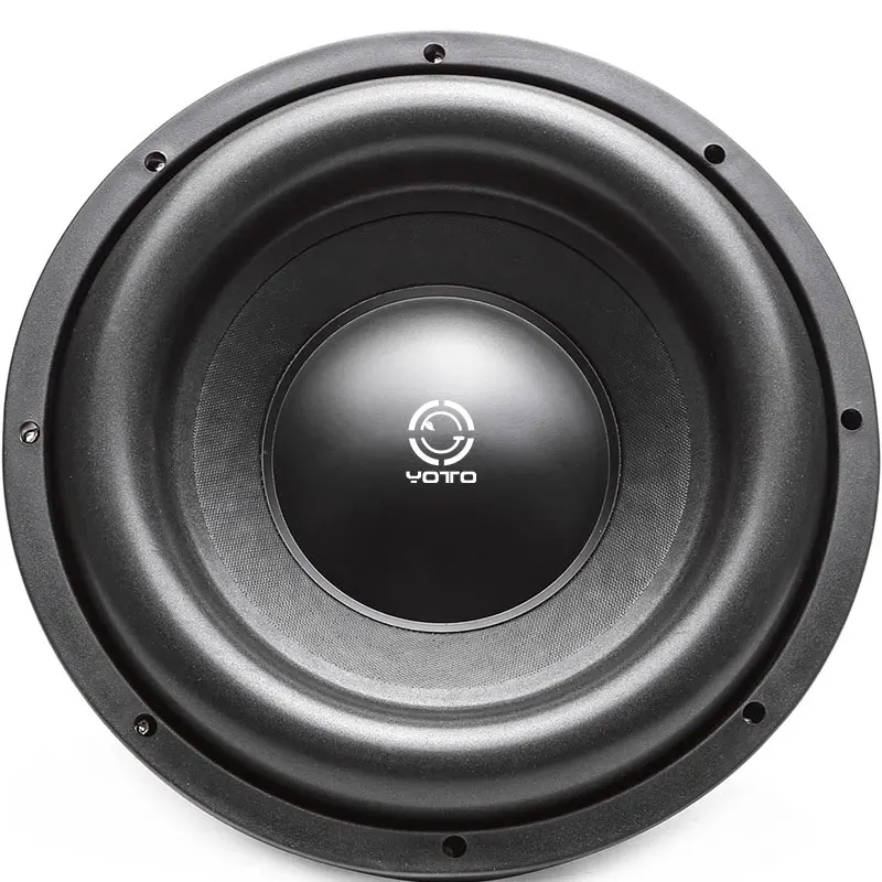 YOTO PRO-DE12C600 High Quality 1200 Watt 156mm Magnet Dual 4 Ohm Subwoofer 12 Inch Audibahn