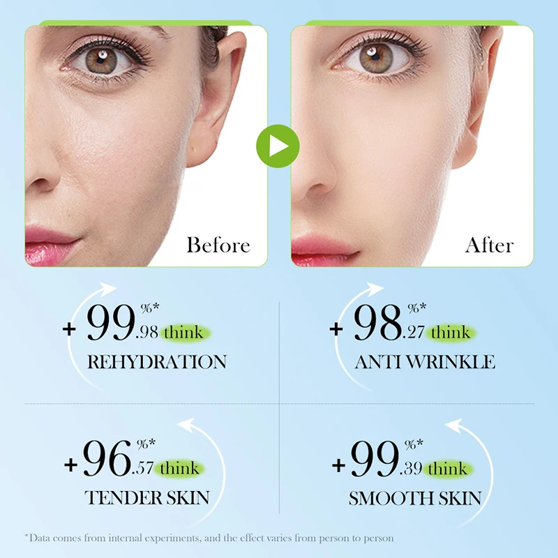 BIOAQUA Organic Natural Sea Fennel Hyaluronic Acid Anti-Wrinkle Face Serum Beauty Skin Care Product
