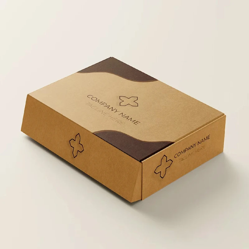 Wholesale Custom Logo Color Mailer Paper Packing Recycled Corrugated Kraft Brown Shipping Paper Mailing Box