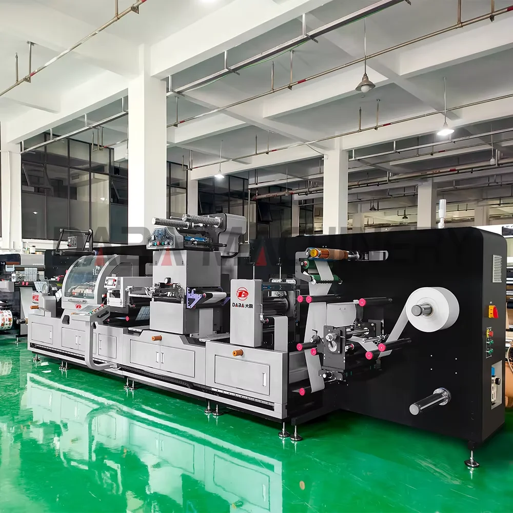 Automatic Label rotary flexo printing Die cutting slitting  conversion machine