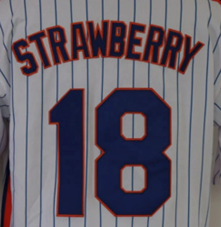 Darryl Strawberry White Home Stitched Baseball Jersey