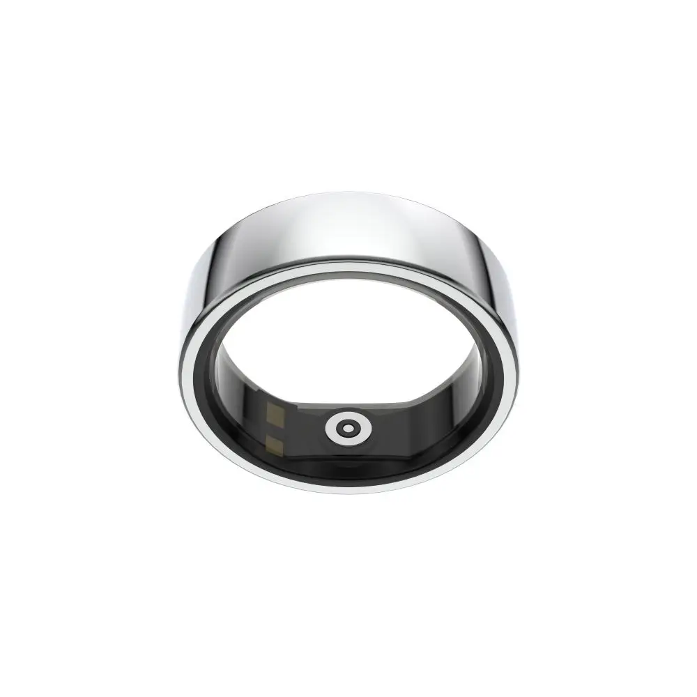 2024 trending android ios custom stainless steel bluetooth heart health smart rings fitness tracker for men women temperature