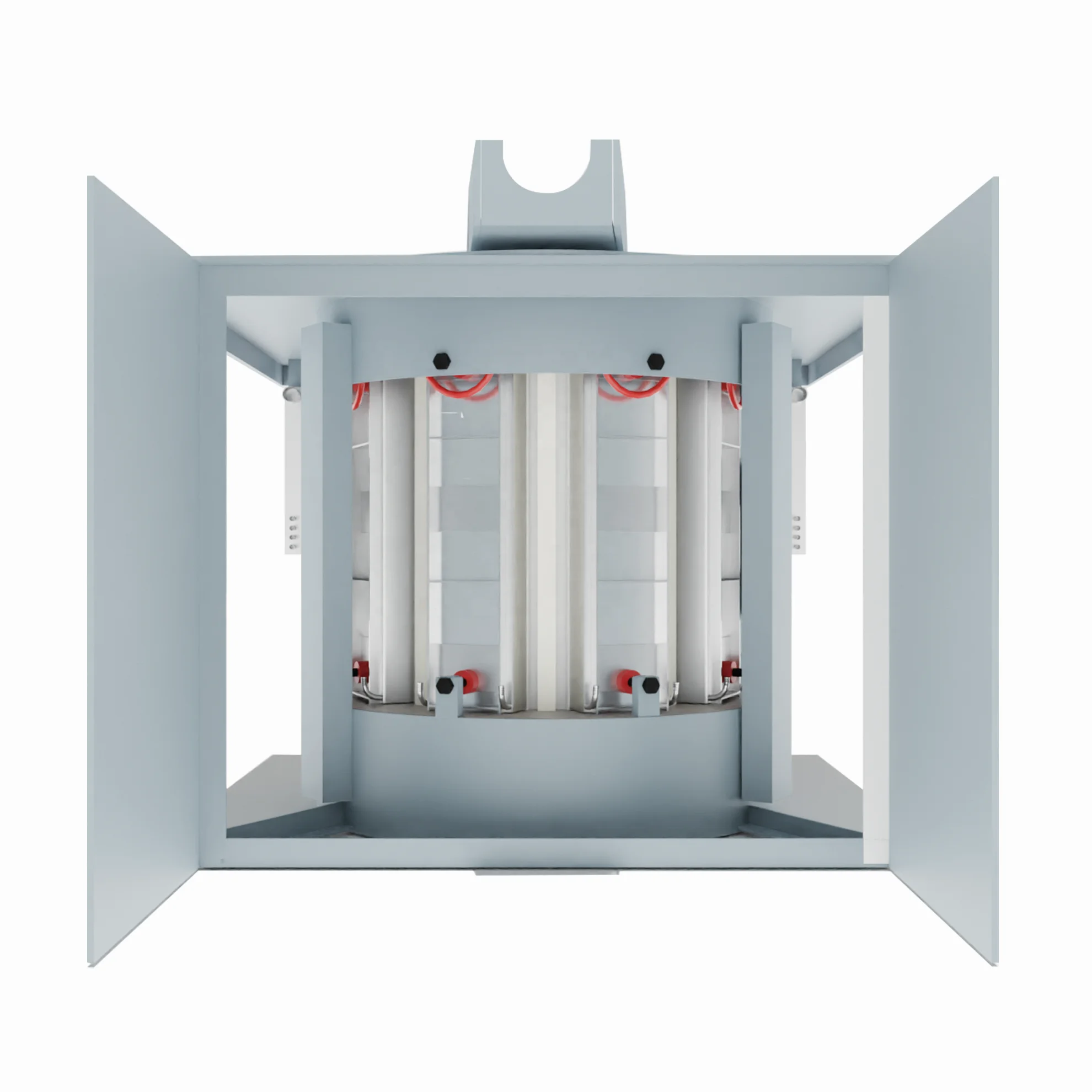 Manufacturer online factory online 2.5T steel medium frequency induction melting furnace 1600KW electric cabinet complete set