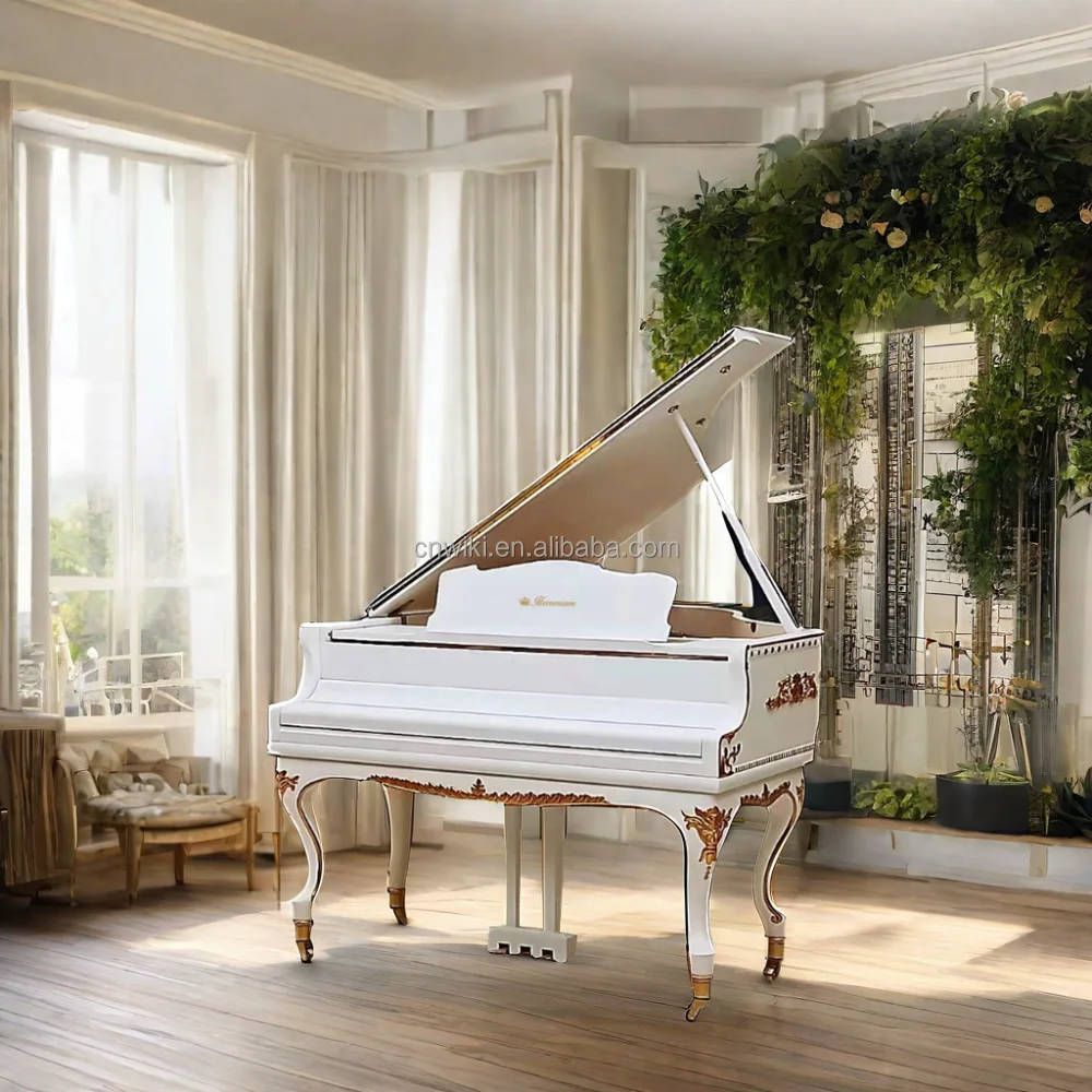 Royal Luxury 88-Key Professional Mechanical Grand  Piano Promotional Price with Roma Legs for Sale
