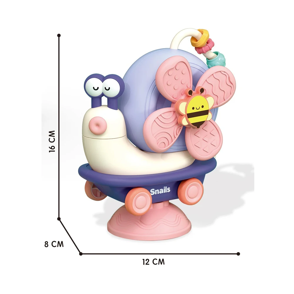 Snail Bath Toy Windmill DIY Assembly Baby Toy Spinning Top Toy