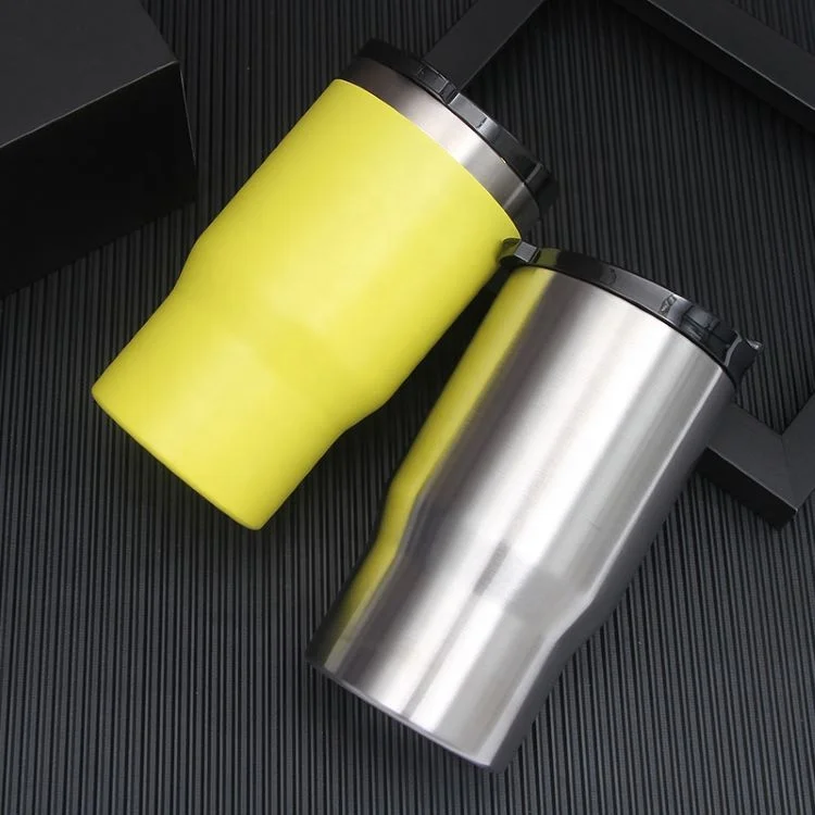 14oz Double Wall Eco Friendly 14oz Double Wall Vacuum Stainless Steel Sublimation Slim Beer Can Cooler