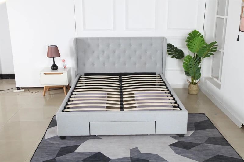 Оптовая продажа OEM для хранения гостиничные кровати обивка Выдвижная кровать интеллектуальный дизайн секретное безопасное хранение