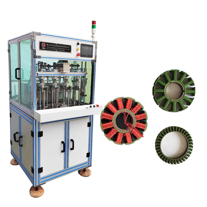 SMG High precision Sweeper machine cooling fan centrifuge Multi-station stator winding machine