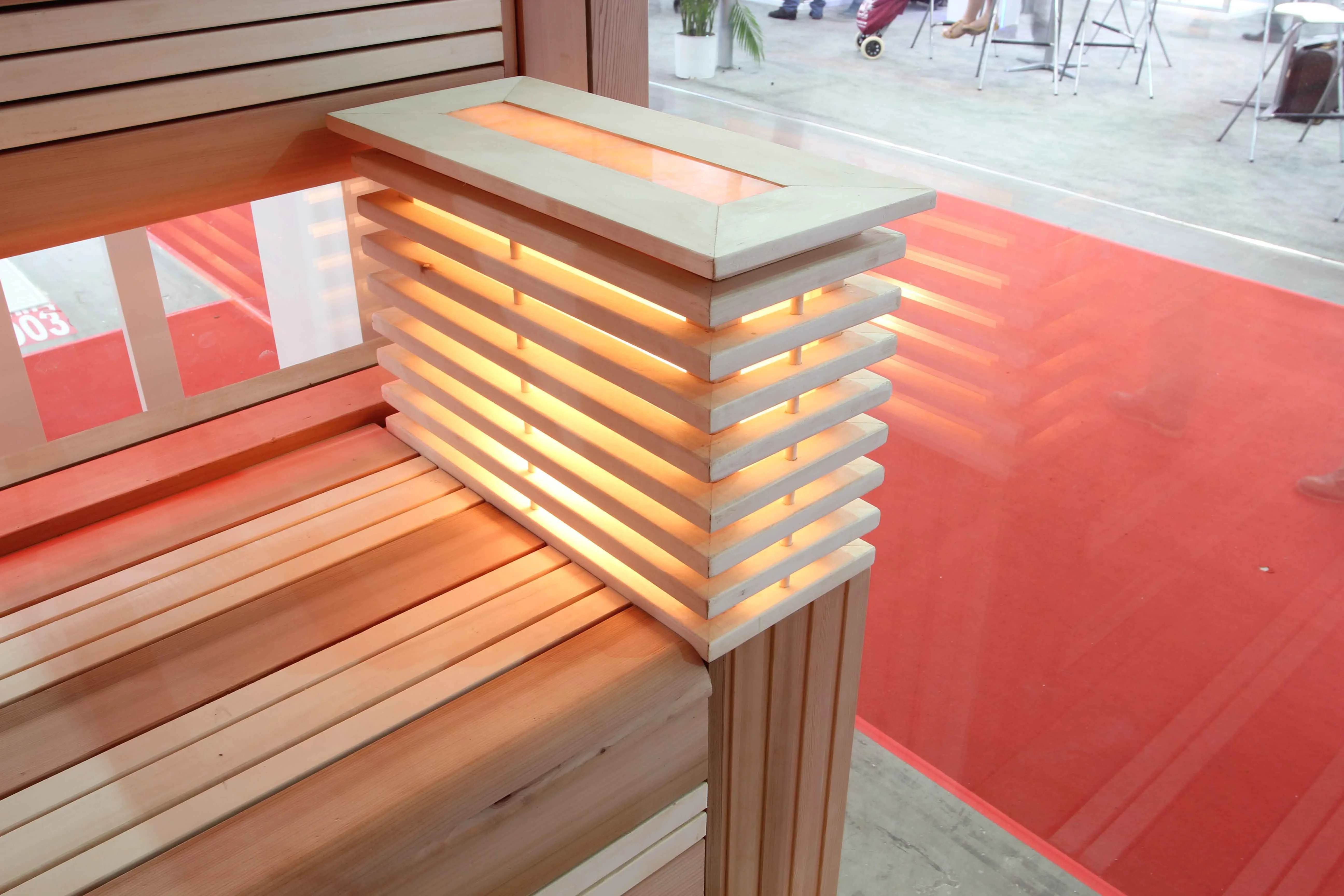 MEXDA 6-10 Person Canadian Red Cedar Sauna Large Size Sauna Room for Sale Dry Steam Sauna WS-1400