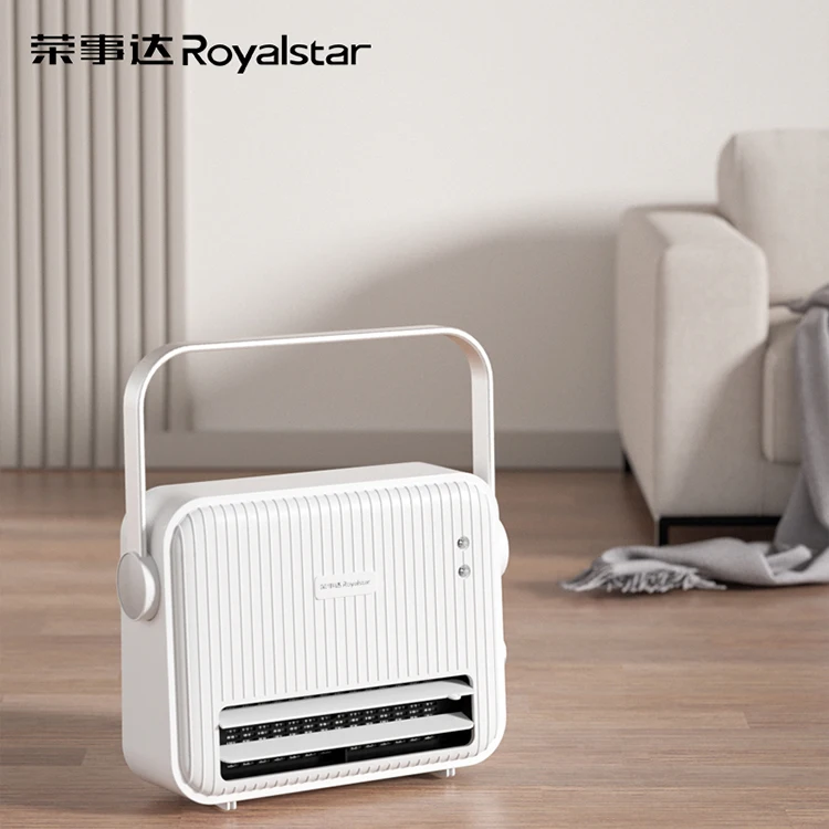 Fashion Bladeless Portable Mini Handy Warmer PTC Heater Fan 2Kw Ceramic Fan Heater With 2 Modes
