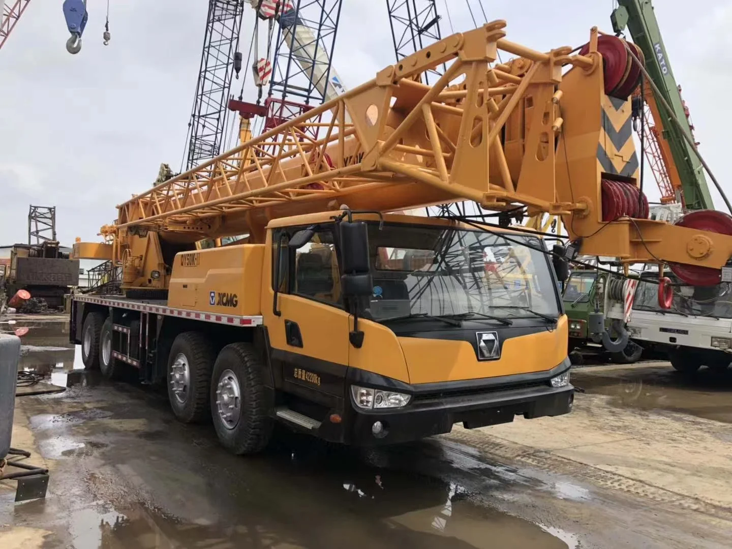 Низкая Цена Гидравлический автокран 50 тоннной передвижной кран